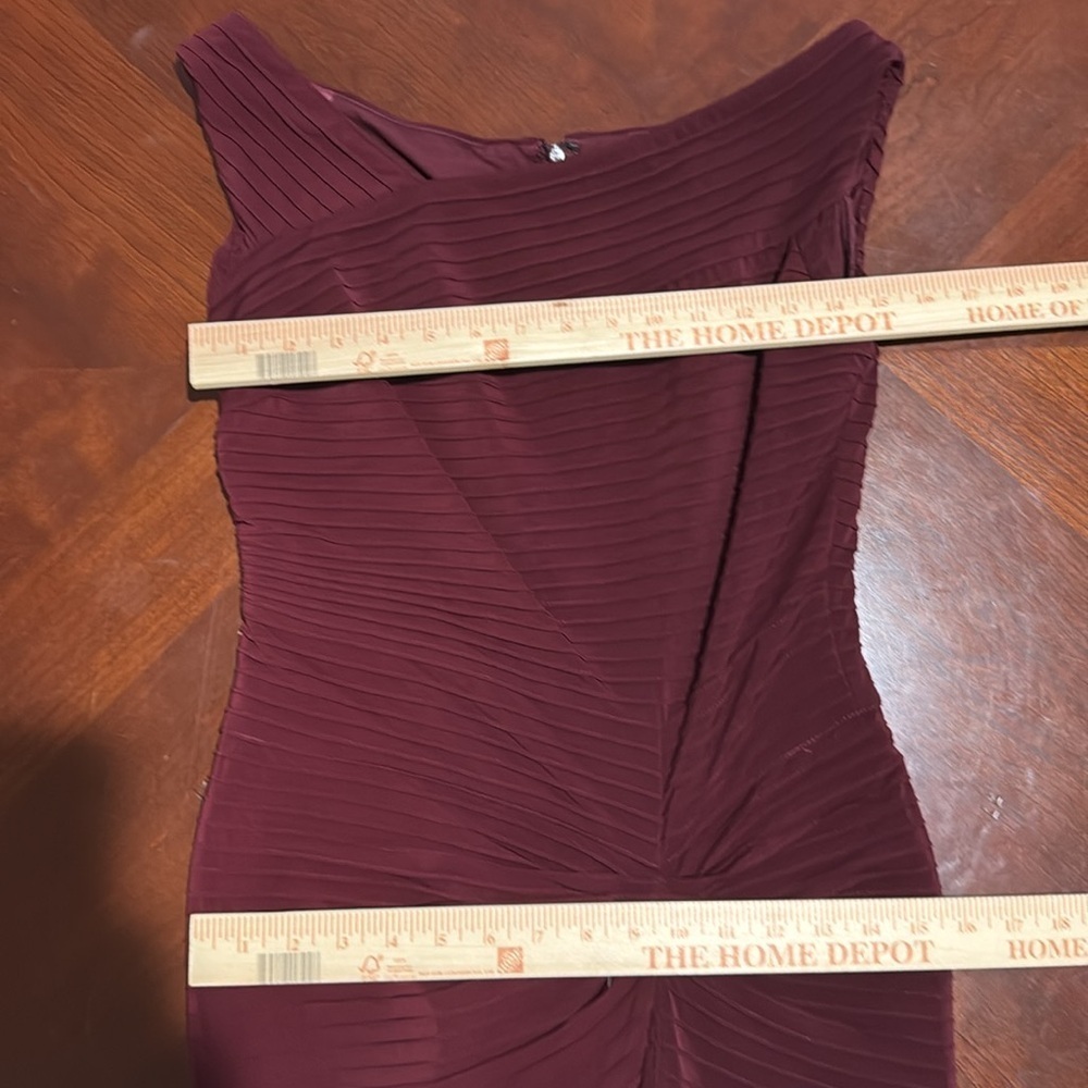 Tadashi Shoji size small S stretchy ruched evening formal dress - Picture 15 of 15